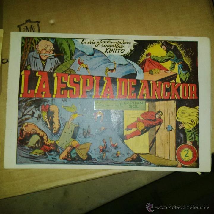Tebeos: CAPITAN SOL GRAFIDEA COMPLETA A&Ntilde;O 1948 ORIGINAL - Foto 6