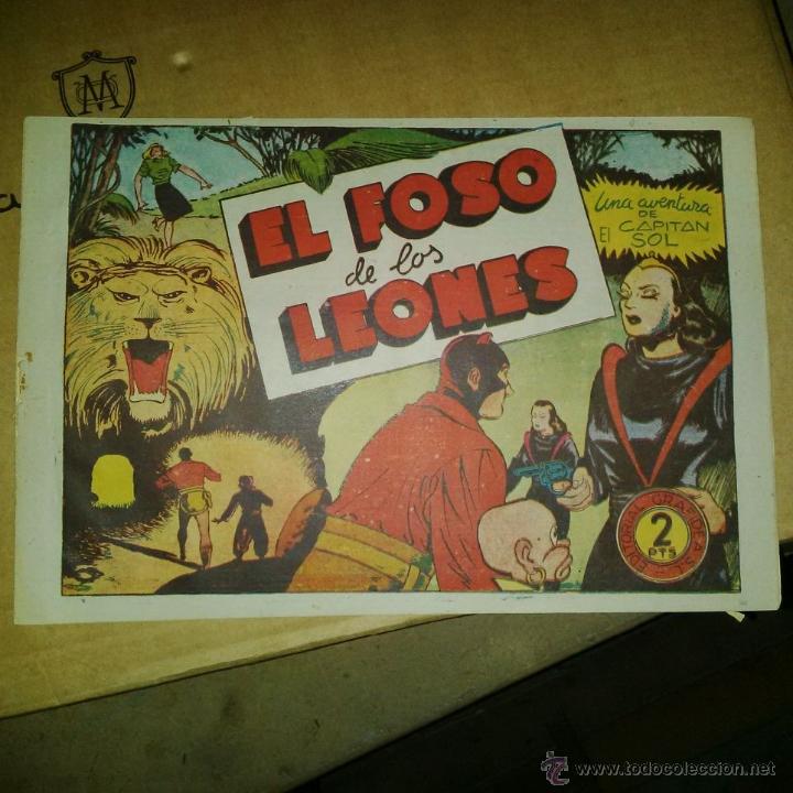 Tebeos: CAPITAN SOL GRAFIDEA COMPLETA A&Ntilde;O 1948 ORIGINAL - Foto 8