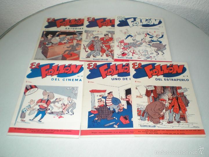 Tebeos: COLECCION DEL 1 AL 6 DE EL FOLLON - Foto 1