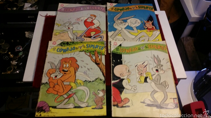 Tebeos: Lote de 4 comics el conejo de la suerte Editorial Novaro - Foto 1