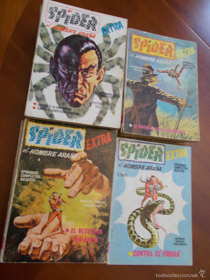 Tebeos: SPIDER EXTRA - COLECCCI&Oacute;N COMPLETA 27 N&Uacute;MEROS (V&Eacute;RTICE) - Foto 2