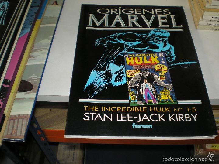 Tebeos: ORIGENES MARVEL THE INCREDIBLE HULK - Foto 1