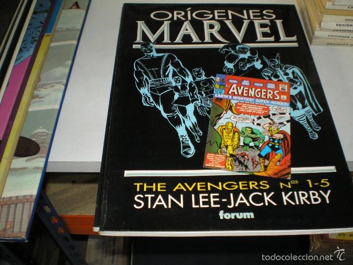 Tebeos: ORIGENES MARVEL THE AVENGERS - Foto 1