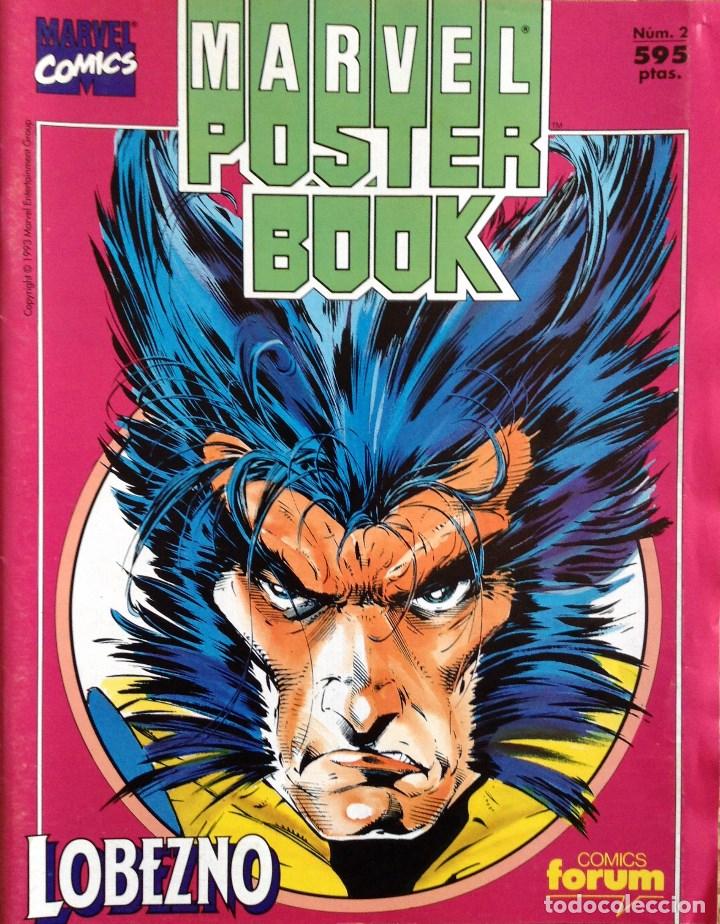 Tebeos: MARVEL POSTER BOOK LOBEZNO. - Foto 1