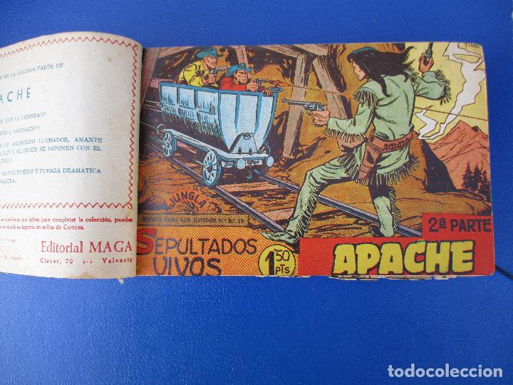 Tebeos: APACHE 2&ordf;. TOMO DEL N&ordm; 1 AL 52. CUADERNOS ORIGINALES. - Foto 3