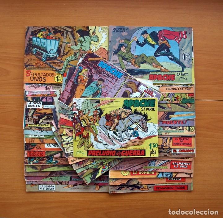 Tebeos: Apache 2&ordf; parte - Editorial Maga 1957 - Colecci&oacute;n COMPLETA, 76 tebeos - Foto 1