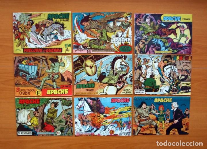 Tebeos: Apache 2&ordf; parte - Editorial Maga 1957 - Colecci&oacute;n COMPLETA, 76 tebeos - Foto 7