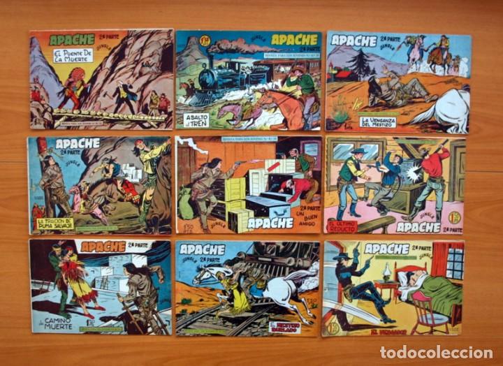 Tebeos: Apache 2&ordf; parte - Editorial Maga 1957 - Colecci&oacute;n COMPLETA, 76 tebeos - Foto 8