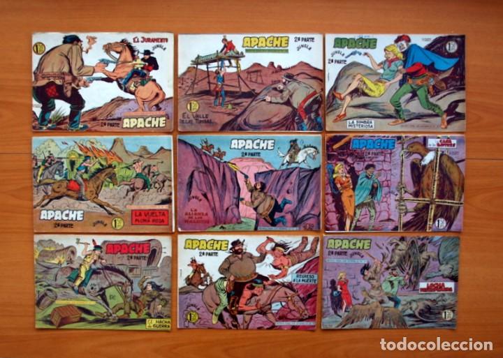 Tebeos: Apache 2&ordf; parte - Editorial Maga 1957 - Colecci&oacute;n COMPLETA, 76 tebeos - Foto 9