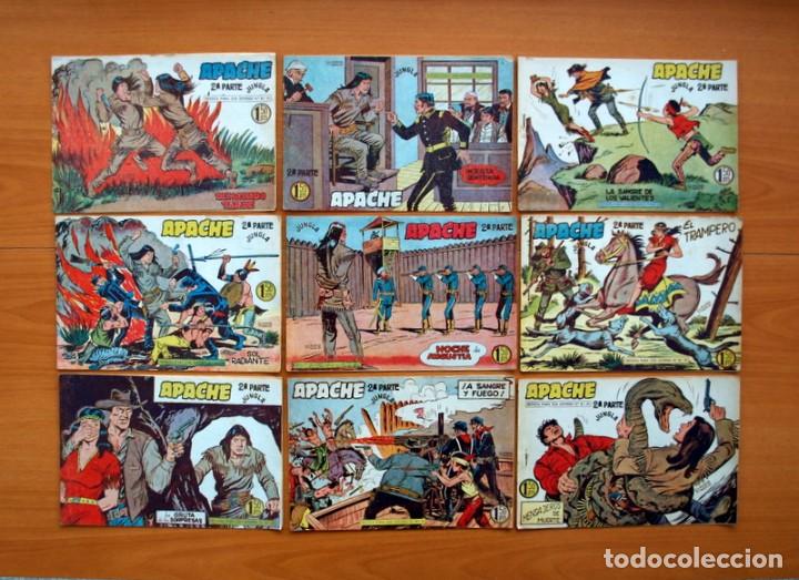 Tebeos: Apache 2&ordf; parte - Editorial Maga 1957 - Colecci&oacute;n COMPLETA, 76 tebeos - Foto 10