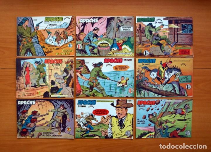 Tebeos: Apache 2&ordf; parte - Editorial Maga 1957 - Colecci&oacute;n COMPLETA, 76 tebeos - Foto 11