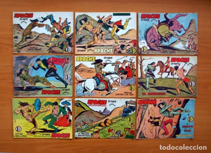 Tebeos: Apache 2&ordf; parte - Editorial Maga 1957 - Colecci&oacute;n COMPLETA, 76 tebeos - Foto 12