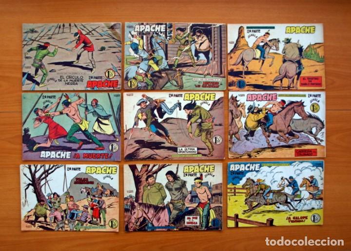 Tebeos: Apache 2&ordf; parte - Editorial Maga 1957 - Colecci&oacute;n COMPLETA, 76 tebeos - Foto 13