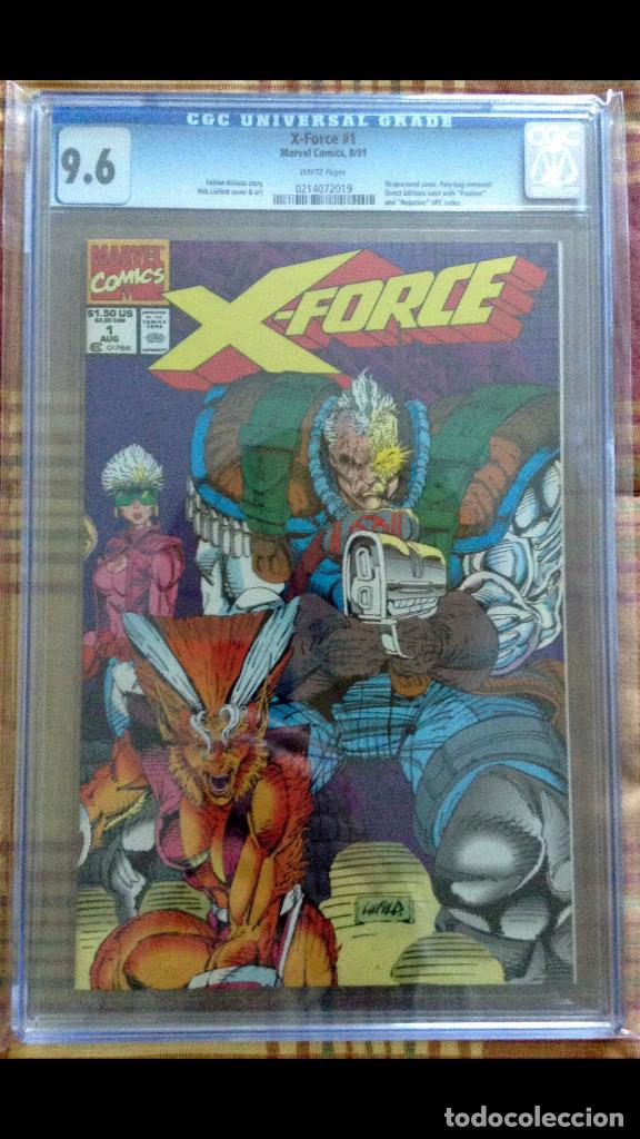 Tebeos: X-FORCE #1 CGC 9.6. ROB LIEFELD. - Foto 1