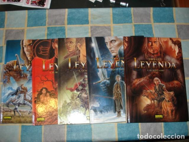 Tebeos: Leyenda, 2005, completa, Norma, 5 tomos, impecables - Foto 1