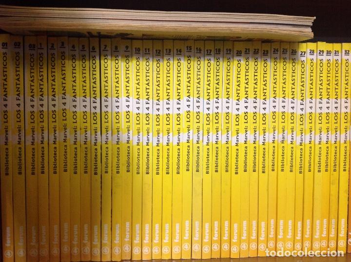 Tebeos: BIBLIOTECA MARVEL LOS 4 FANTASTICOS COMPLETA. - Foto 1