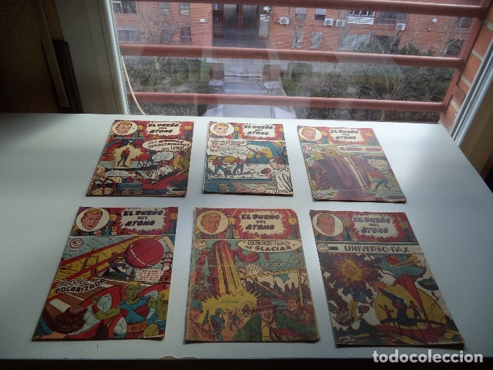 Tebeos: El Due&ntilde;o del &Aacute;tomo, A&ntilde;o 1.956. Lote de 30 Tebeos son Originales Dibujos de J. Marti, editorial ferma