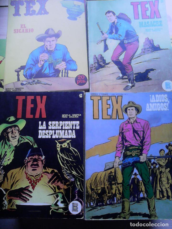 Tebeos: Tex. Colecci&oacute;n completa. Buru Lan. 1 al 92. - Foto 2