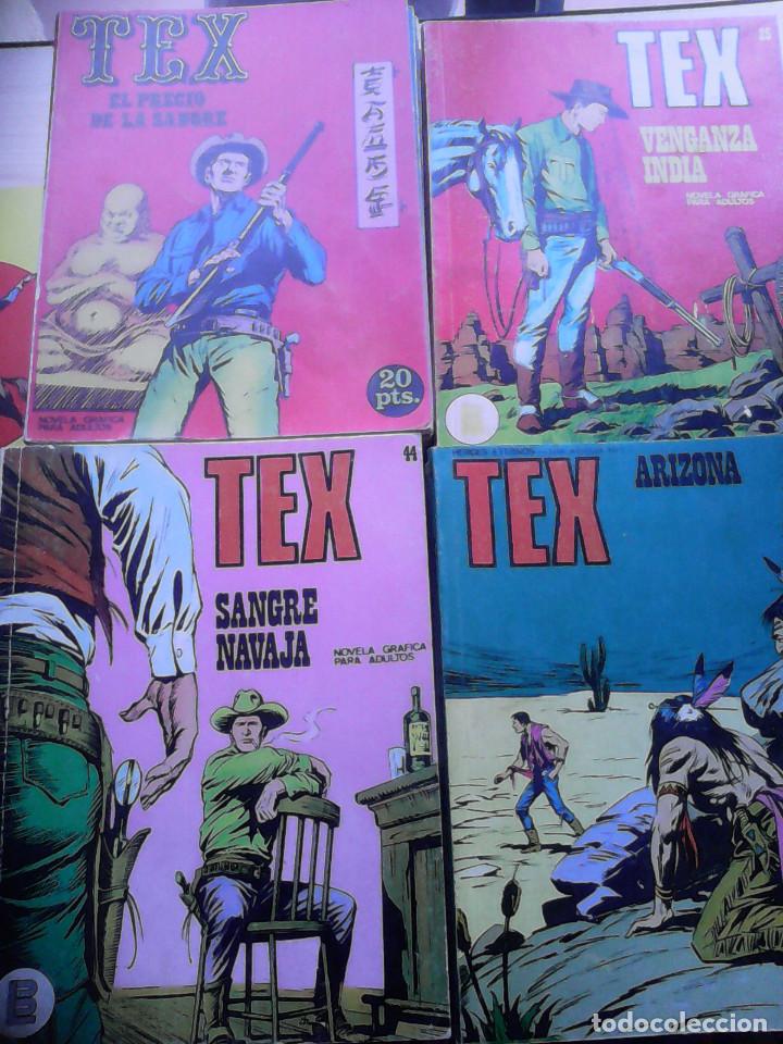 Tebeos: Tex. Colecci&oacute;n completa. Buru Lan. 1 al 92. - Foto 3
