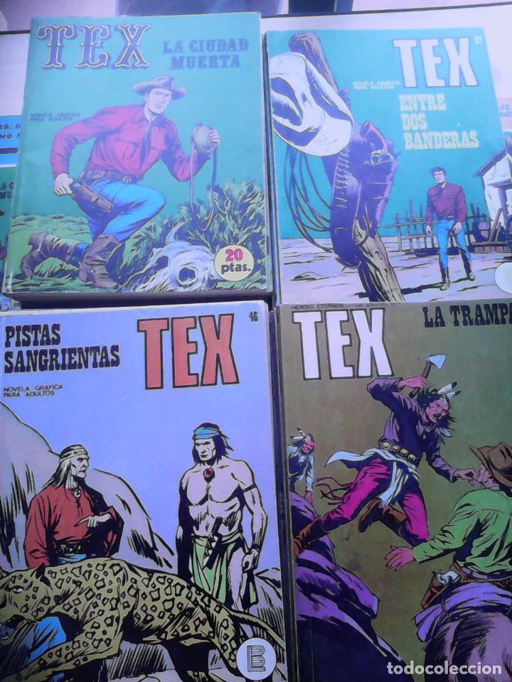 Tebeos: Tex. Colecci&oacute;n completa. Buru Lan. 1 al 92. - Foto 5