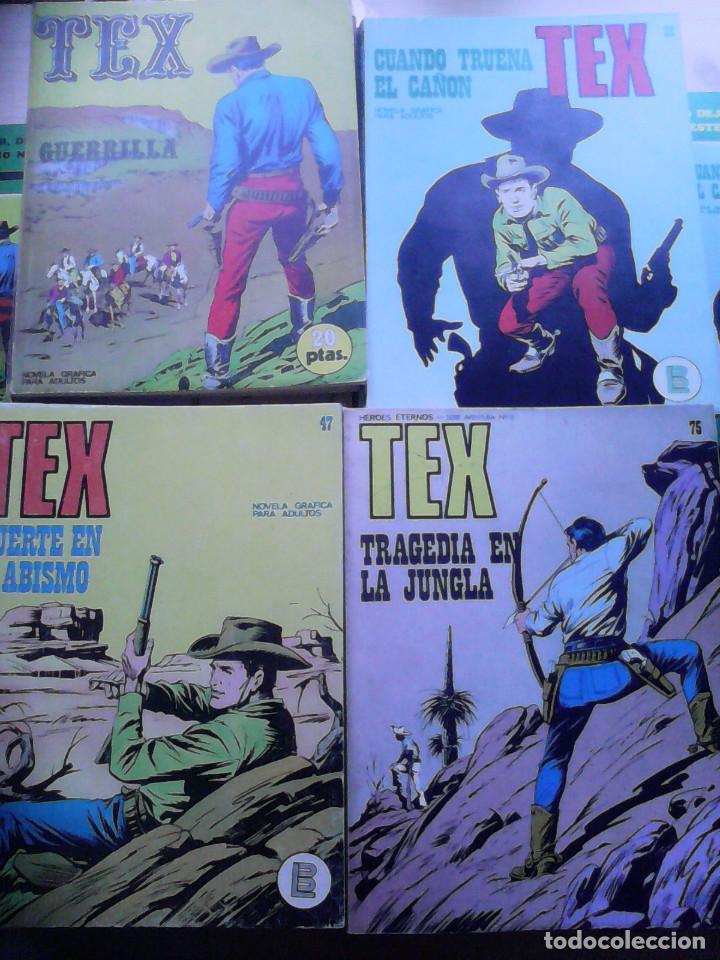 Tebeos: Tex. Colecci&oacute;n completa. Buru Lan. 1 al 92. - Foto 6