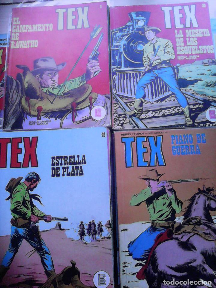 Tebeos: Tex. Colecci&oacute;n completa. Buru Lan. 1 al 92. - Foto 8
