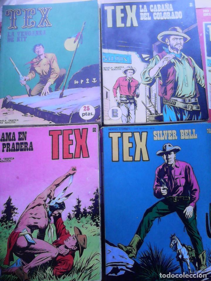 Tebeos: Tex. Colecci&oacute;n completa. Buru Lan. 1 al 92. - Foto 9