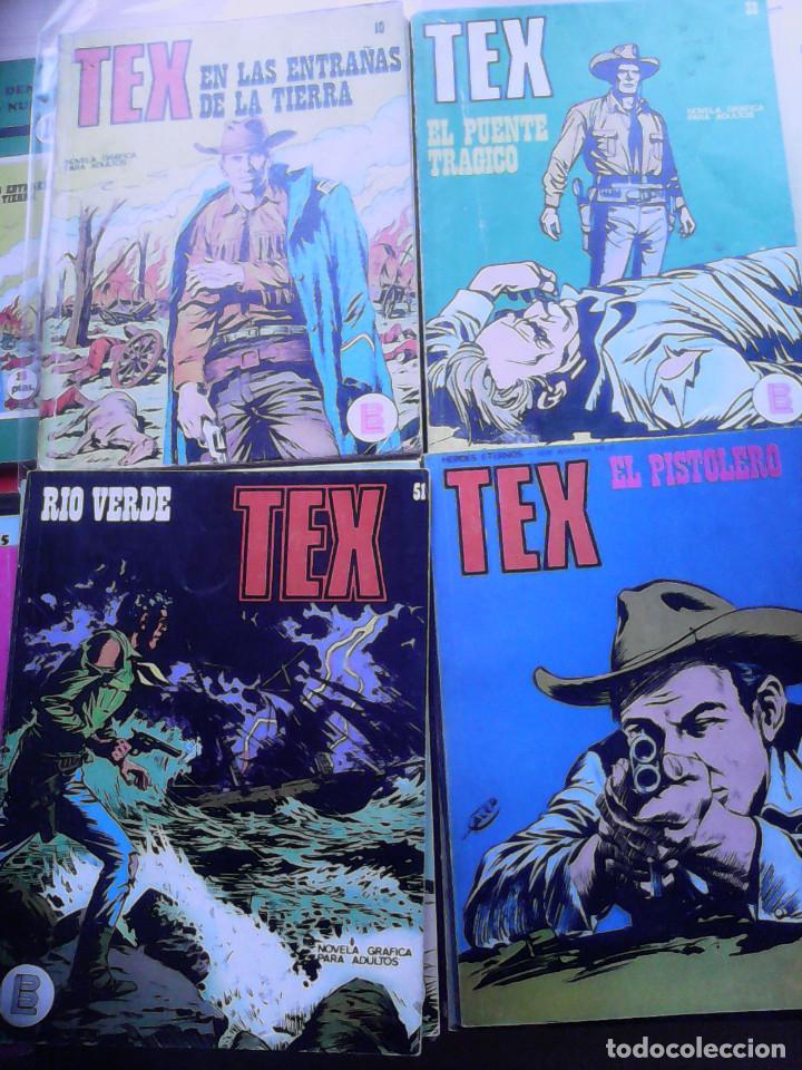 Tebeos: Tex. Colecci&oacute;n completa. Buru Lan. 1 al 92. - Foto 10
