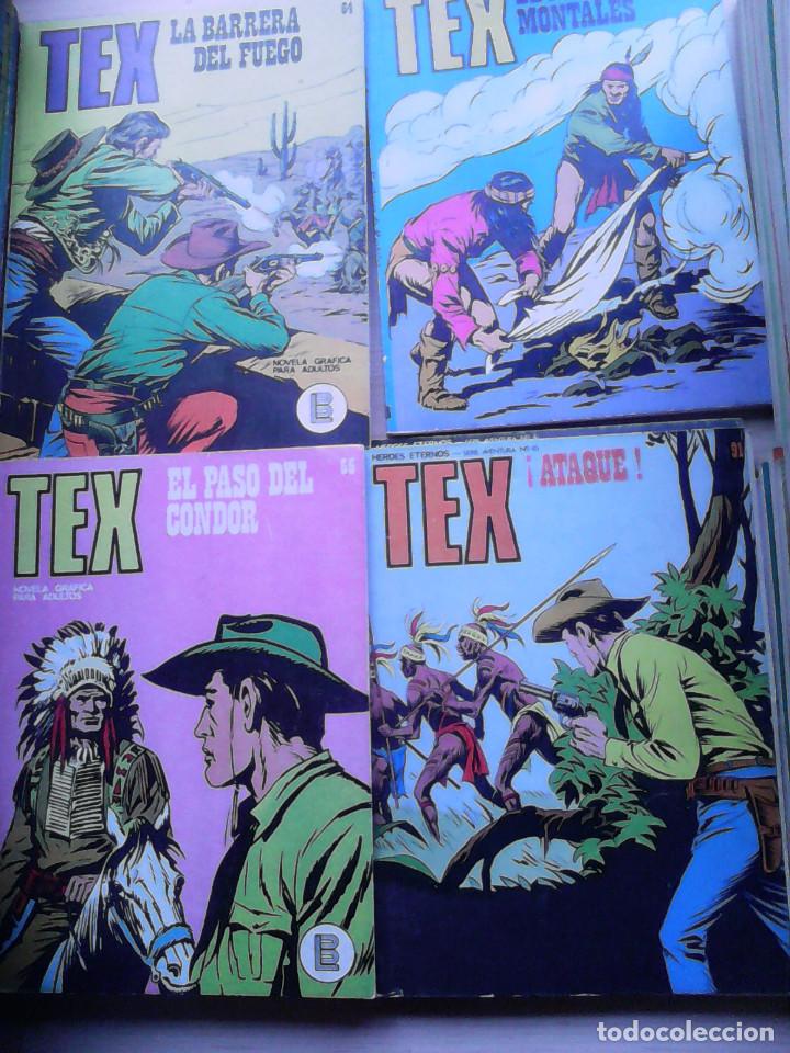 Tebeos: Tex. Colecci&oacute;n completa. Buru Lan. 1 al 92. - Foto 23
