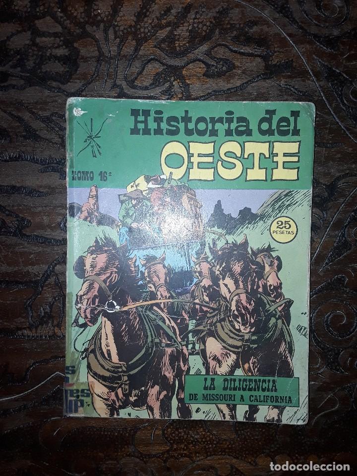Tebeos: HISTORIA DEL OESTE N&ordm; 16 EDITORIAL EUREDIT-96 PGS COMPLETO - Foto 1