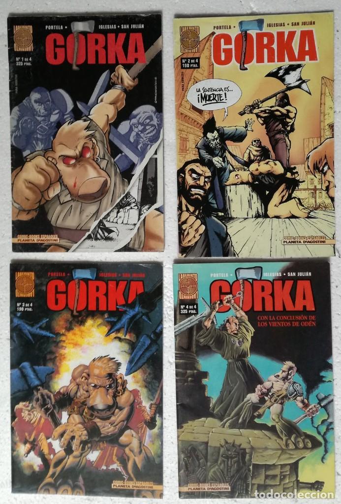 Tebeos: Comic Gorka: 4 numeros; Completa - Planeta DeAgostini - Foto 1