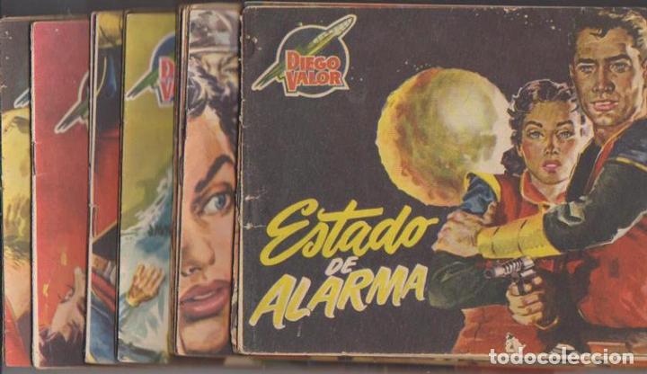 Tebeos: Diego Valor 2&ordf;. Editorial Cid 1956. Completa 44 ejemplares. - Foto 1