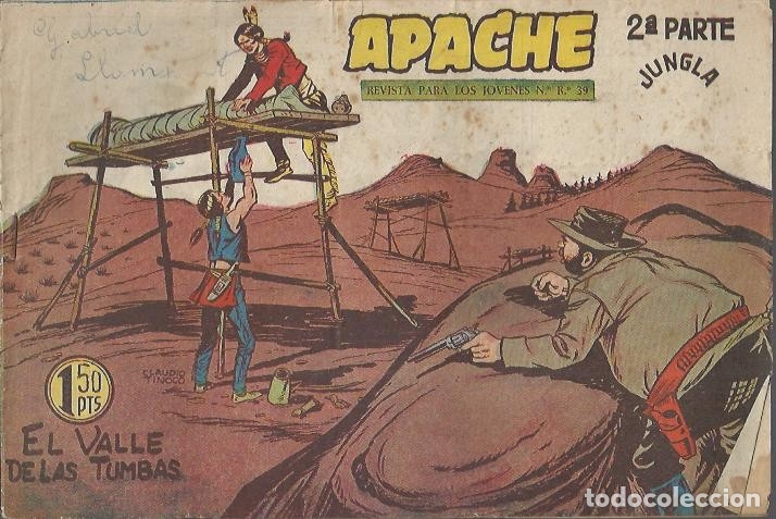 Tebeos: APACHE 2&ordf; PARTE ( MAGA ) ORIGINALES 1960-1961 LOTE - Foto 13