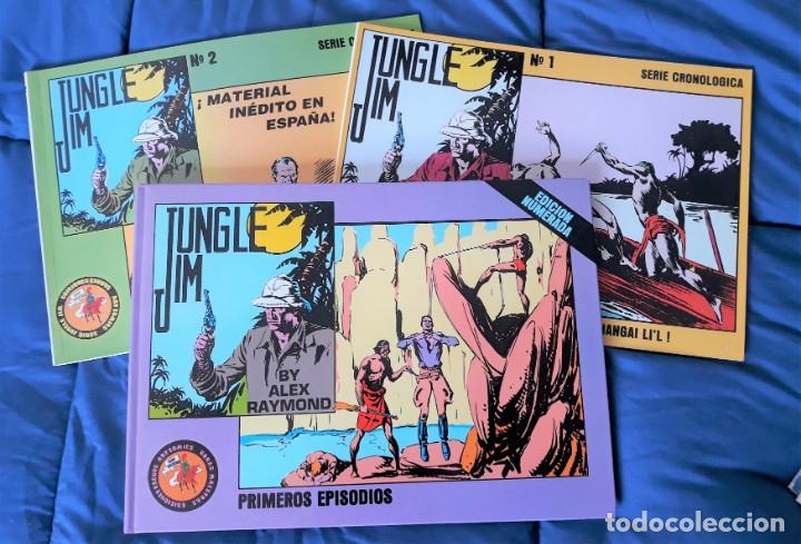Tebeos: JUNGLE JIM - 3 TOMOS - ESEUVE - Foto 1