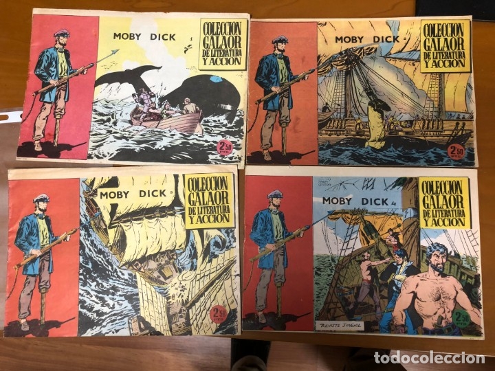 Tebeos: moby dick completa 4 ejemplares - Foto 1
