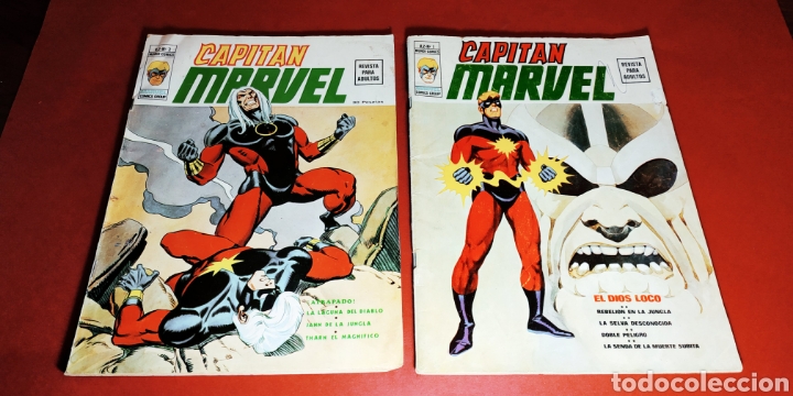 Tebeos: MUY BUEN ESTADO CAPITAN MARVEL VERTICE COMPLETA - Foto 1