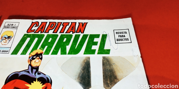 Tebeos: MUY BUEN ESTADO CAPITAN MARVEL VERTICE COMPLETA - Foto 2