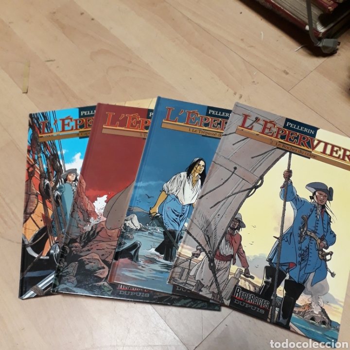 Tebeos: Pellerin, LEpervier,Reperages,Dupuis, 4 tomos - Foto 2
