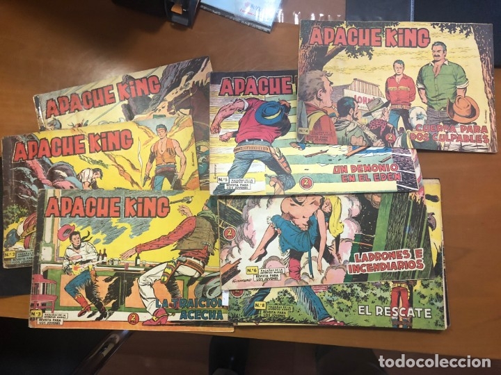 Tebeos: apache king completa 28 numeros se venden sueltos bolsa 25 - Foto 1