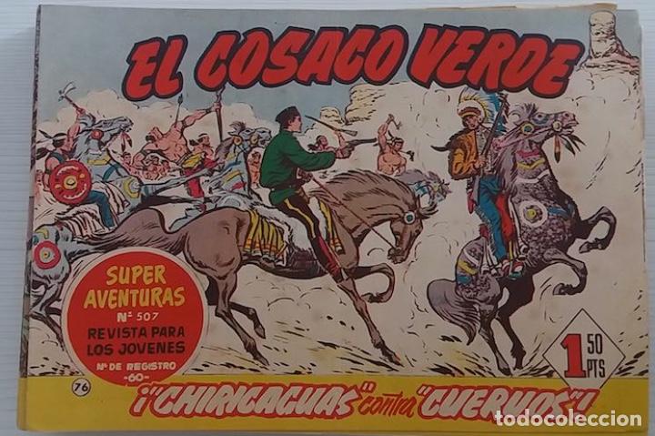 Tebeos: El cosaco Verde. Originales. 144 c&oacute;mics. - Foto 6