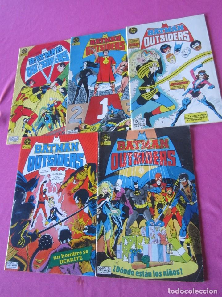 Tebeos: BATMAN Y LOS OUTSIDERS 3 6 9 11 15 ZINCO - Foto 1