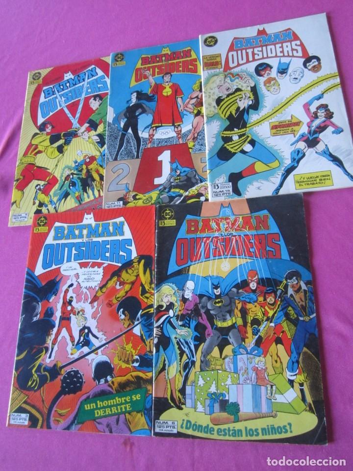 Tebeos: BATMAN Y LOS OUTSIDERS 3 6 9 11 15 ZINCO - Foto 3
