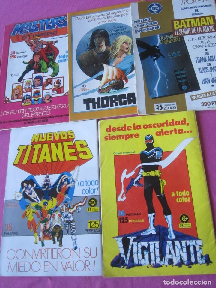 Tebeos: BATMAN Y LOS OUTSIDERS 3 6 9 11 15 ZINCO - Foto 4