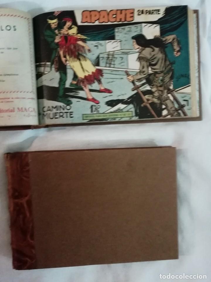 Tebeos: APACHE 2&ordf; (COMPLETA) 76 NUMS. ENCUADERNADA EN DOS TOMOS-MAGA-ORIGINAL - Foto 2