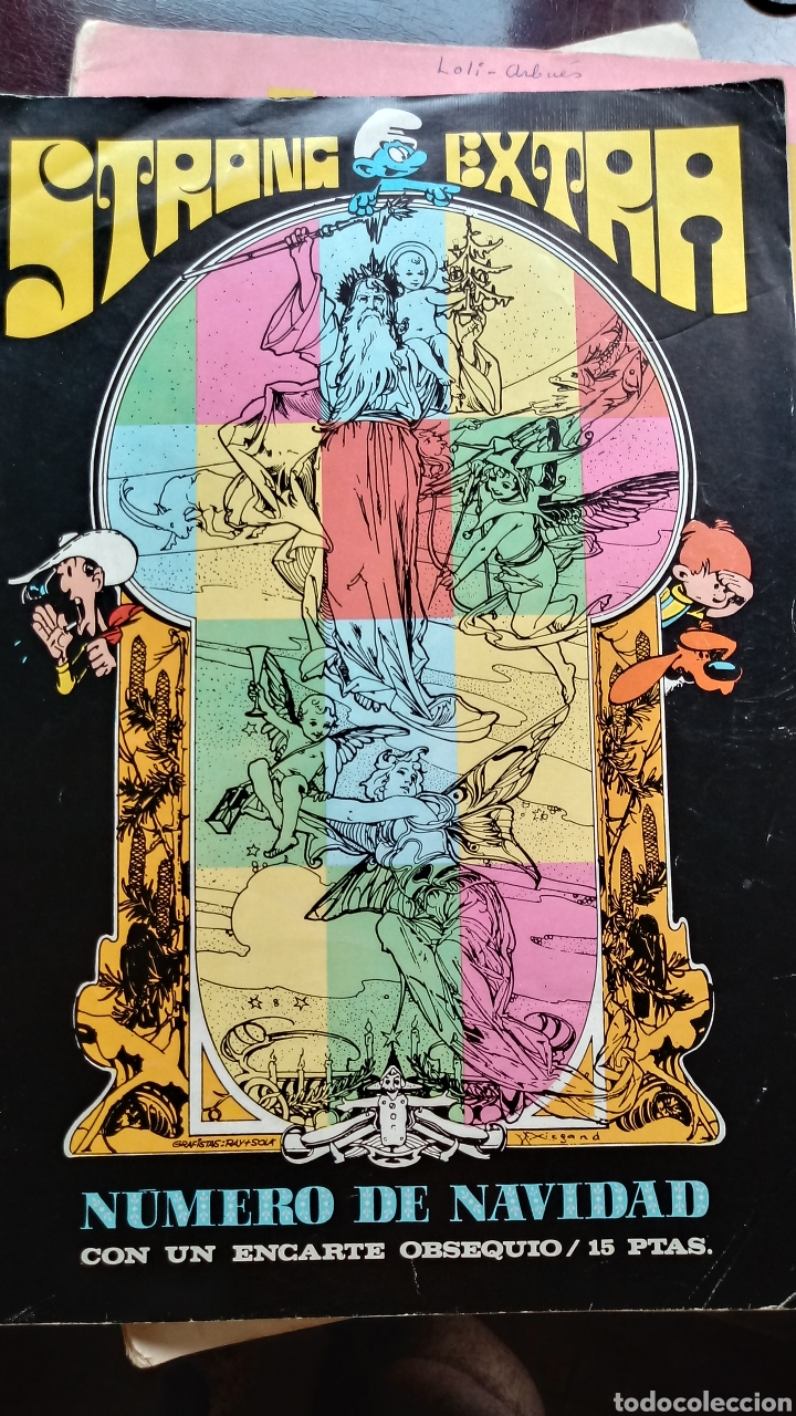 Tebeos: 4 EJEMPLARES REVISTA STRONG EXTRA PITUFOS - Foto 3
