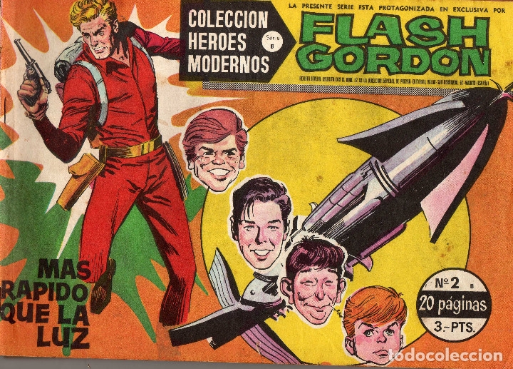 Tebeos: FLASH GORDON DOLAR LOTE ( N&ordm; 1 AL 6 ) - Foto 1