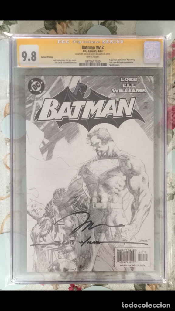 batman #612 second printing sketch variant cgc - Buy Spanish tebeos:  collections and advanced lots on todocoleccion