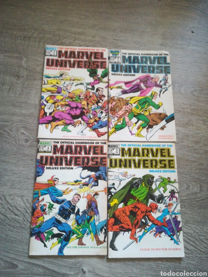 Tebeos: 4 comics Marvel universe deluxe edition - Foto 1