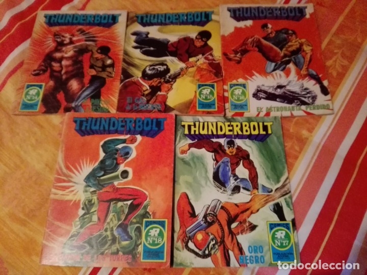 Tebeos: THUNDERBOLT Completa 5 n&uacute;meros de serie Azul Editorial Rollan.Complementa lo publicado en V&eacute;rtice. - Foto 1