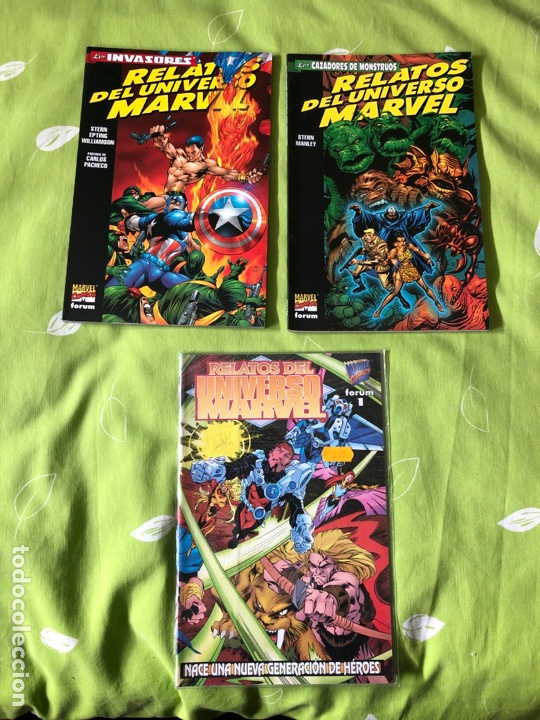 Tebeos: Relatos del universo Marvel 2 tomos completa + grapa - Foto 1